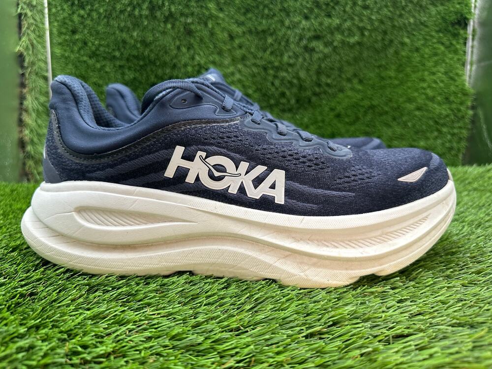 Hoka One One Bondi 9 1162011-VYN Athletic Sneaker Men's 10D Blue Mesh Running